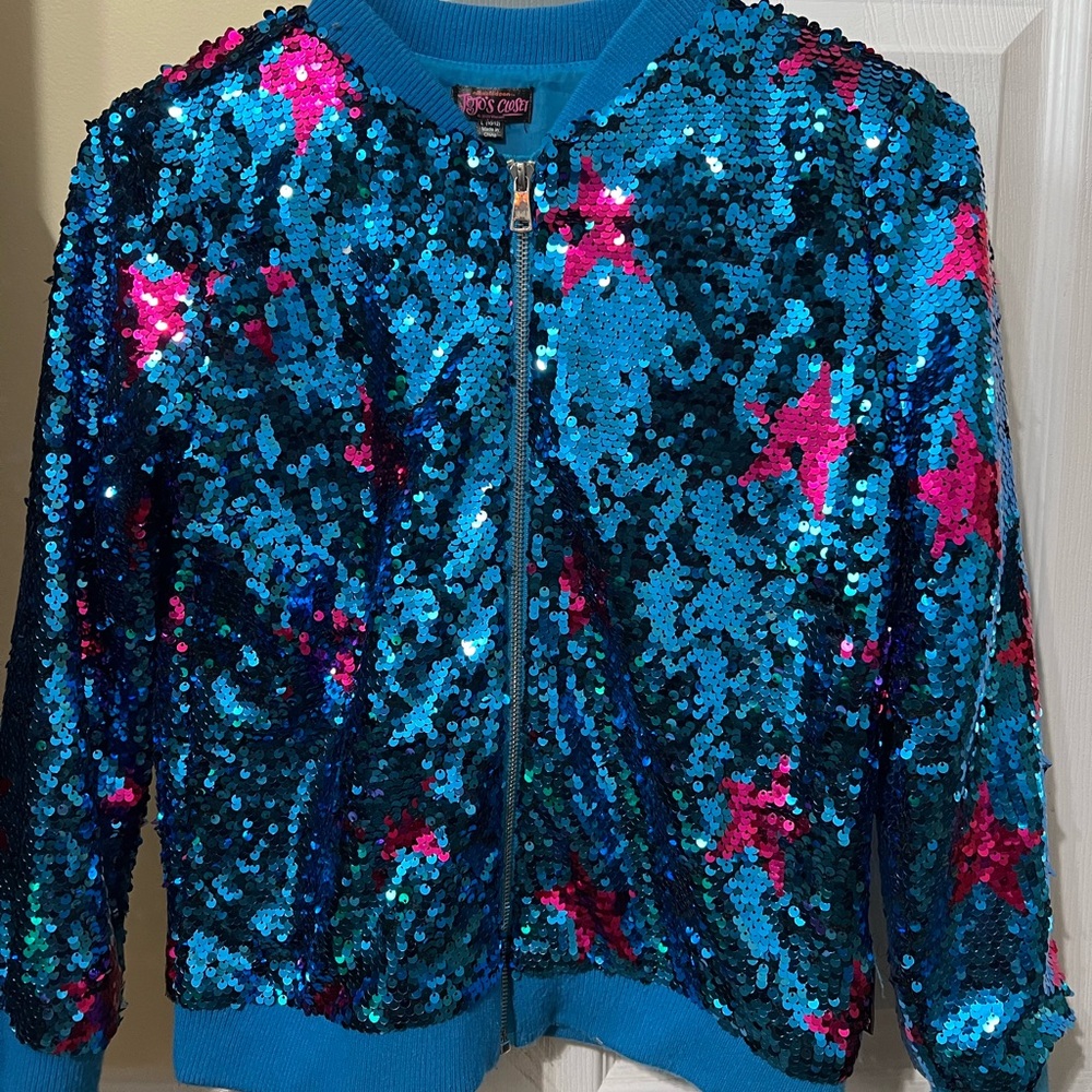 Jojo siwa sequin jacket
Size 10/12
Smoke/pet free home